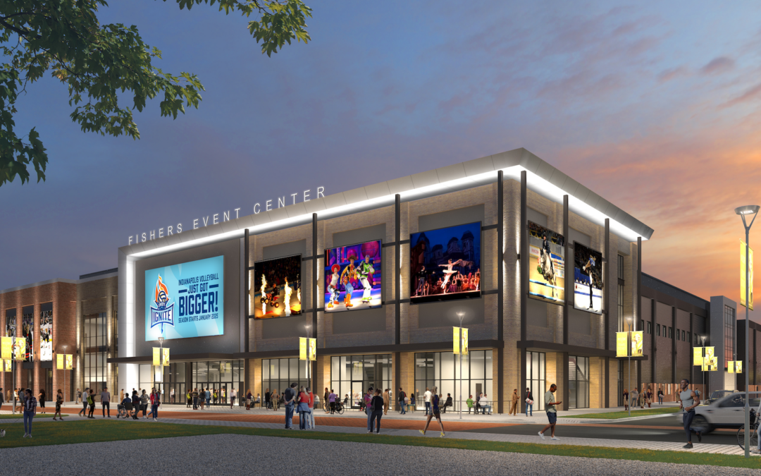 Fishers Event Center Exterior Rendering